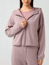 Millennia Zip Up Dropped Shouder Active Hooded - Odaingerous